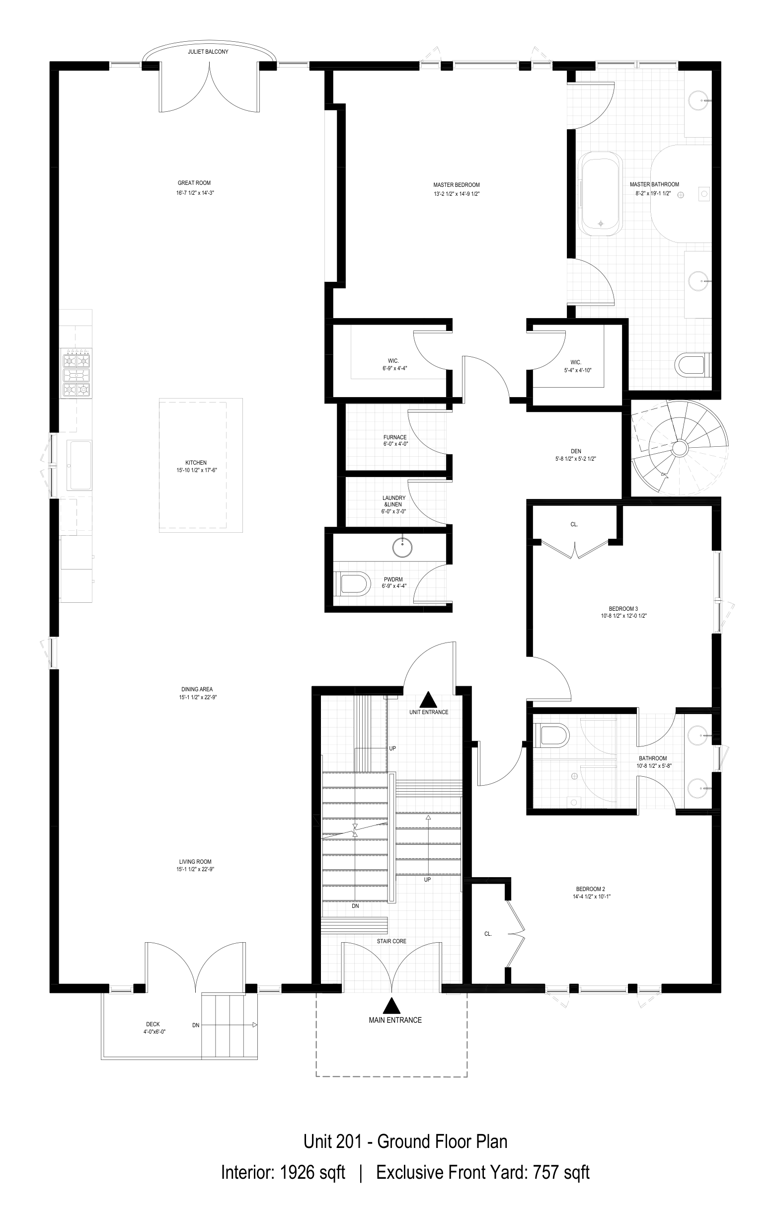 Suite 201 floorplan