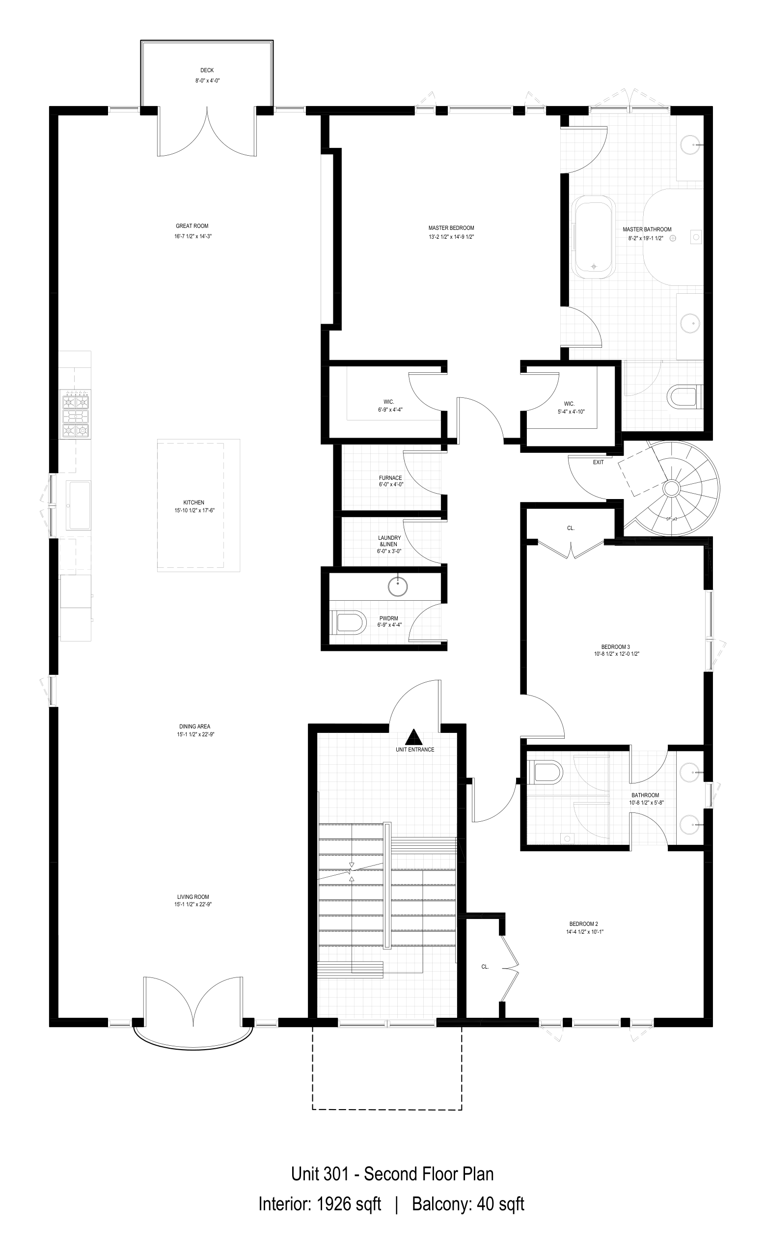 Suite 301 floorplan