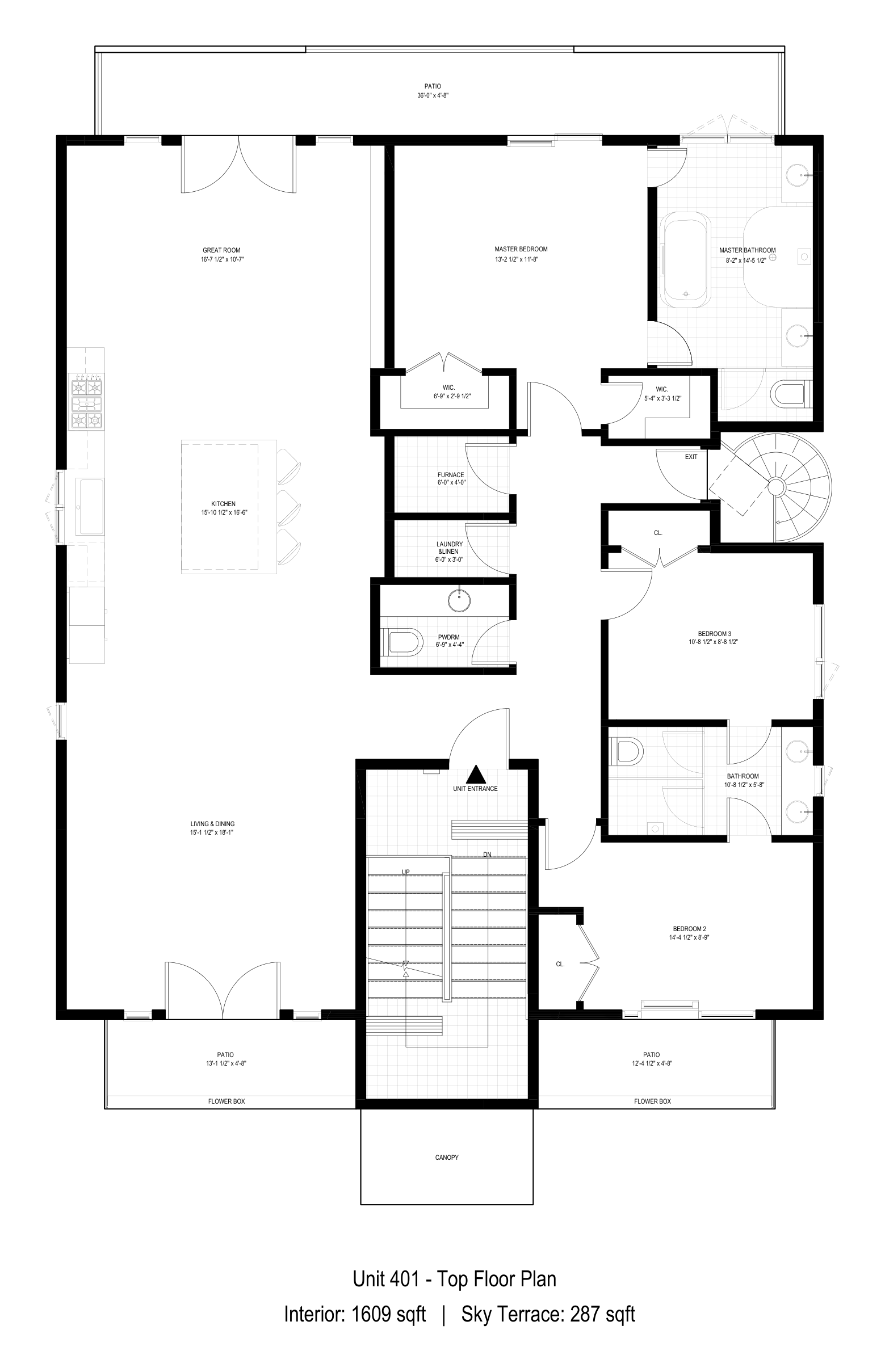 Suite 401 floorplan